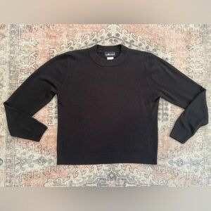 Sag Harbor Black 90s VTG Neutral Classic Casual Crewneck Sweater Women’s XL